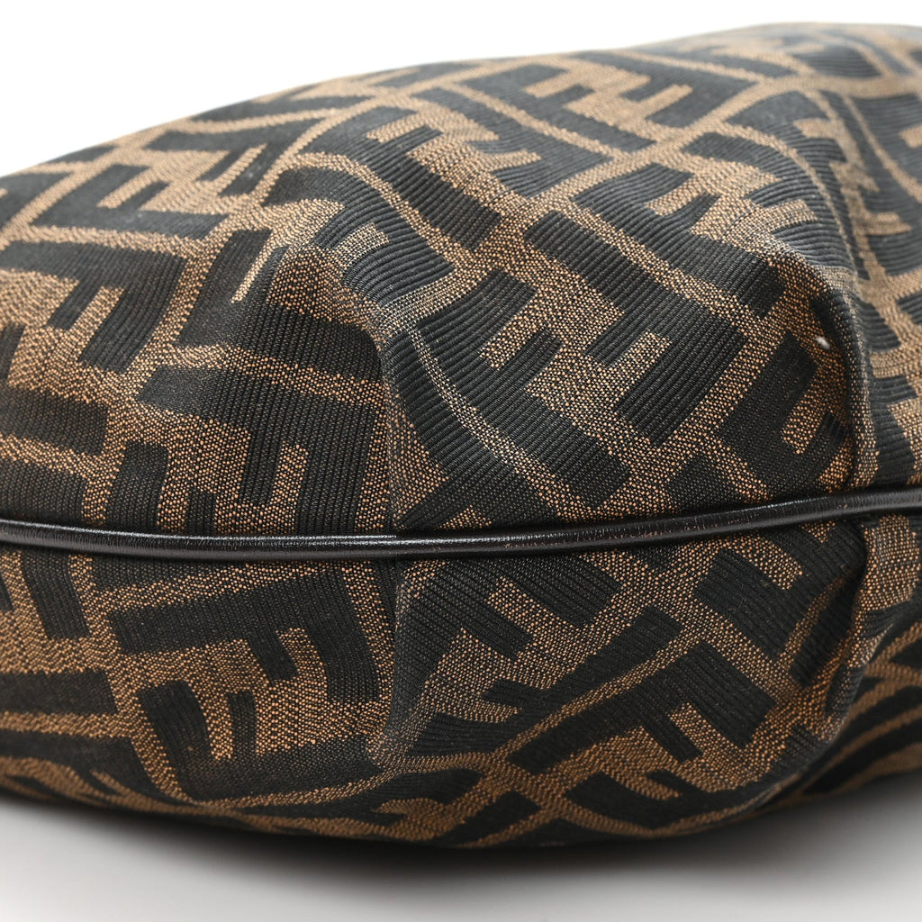 Zucca Small Chef Chain Hobo Tobacco