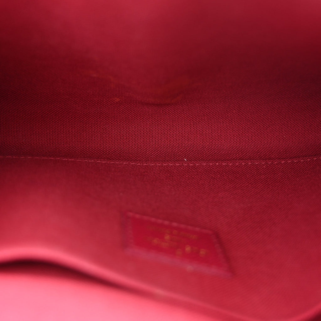 Monogram Pochette Felicie Chain Wallet Fuchsia