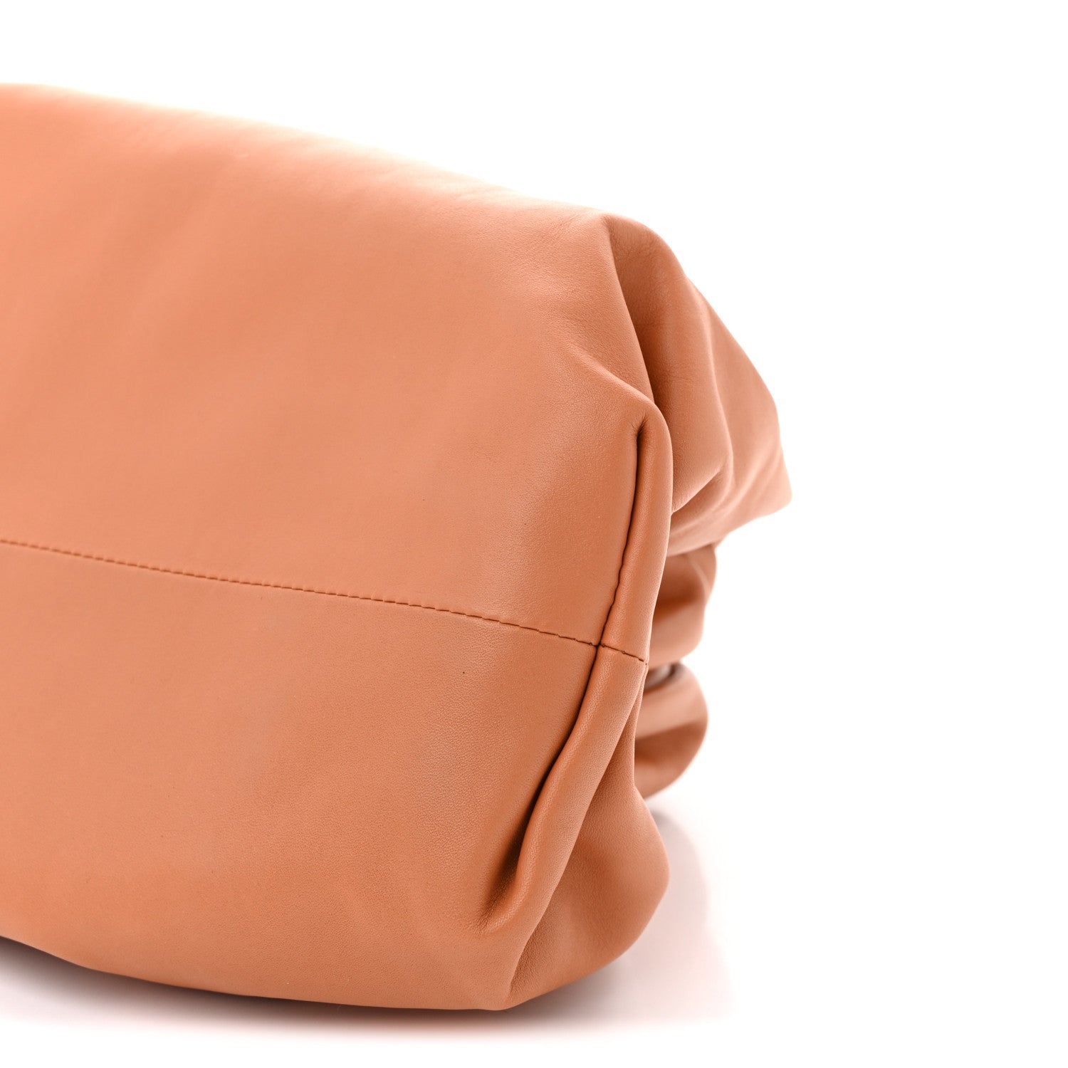 Smooth Butter Calf The Pouch Oversized Clutch Clay