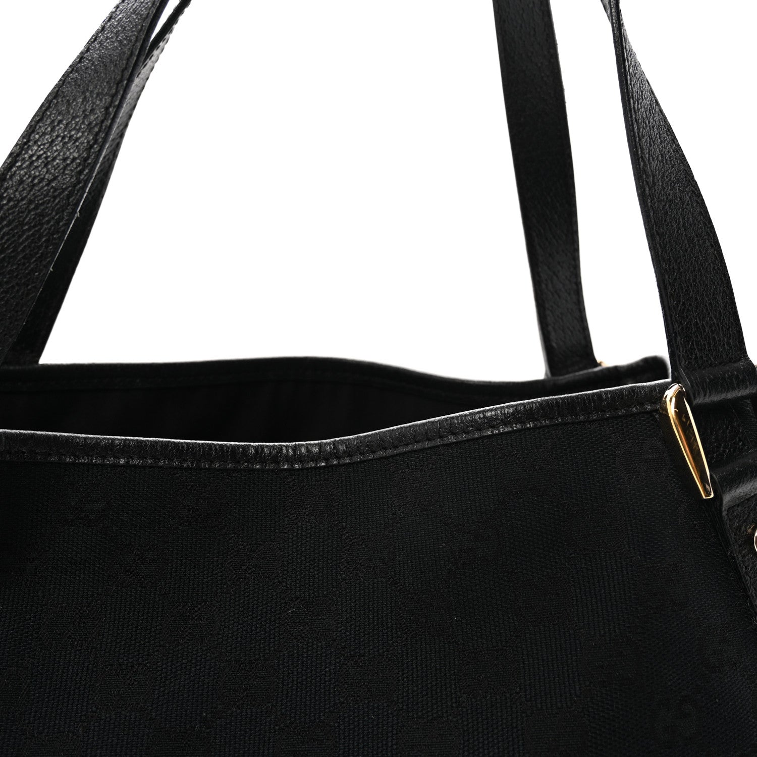 Monogram Medium Abbey Shoulder Bag Black