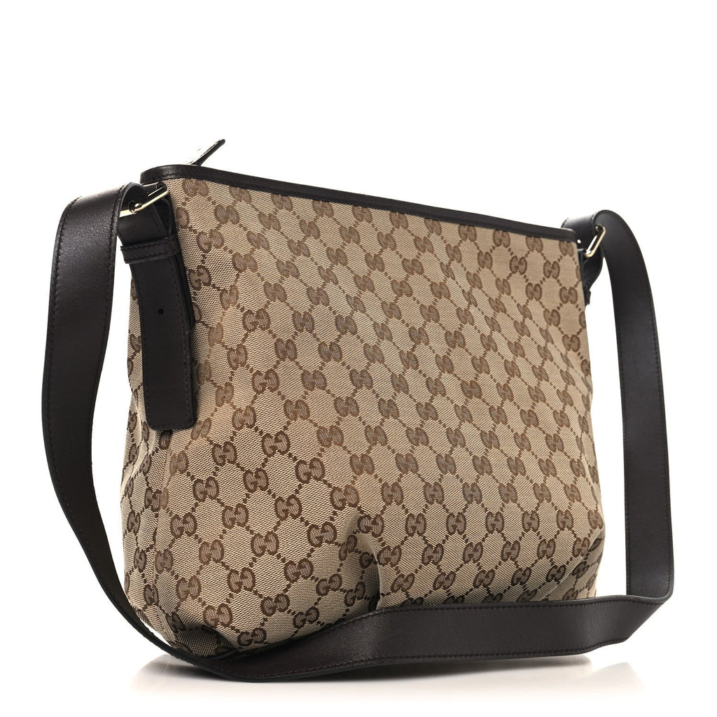 Monogram Messenger Bag Dark Brown