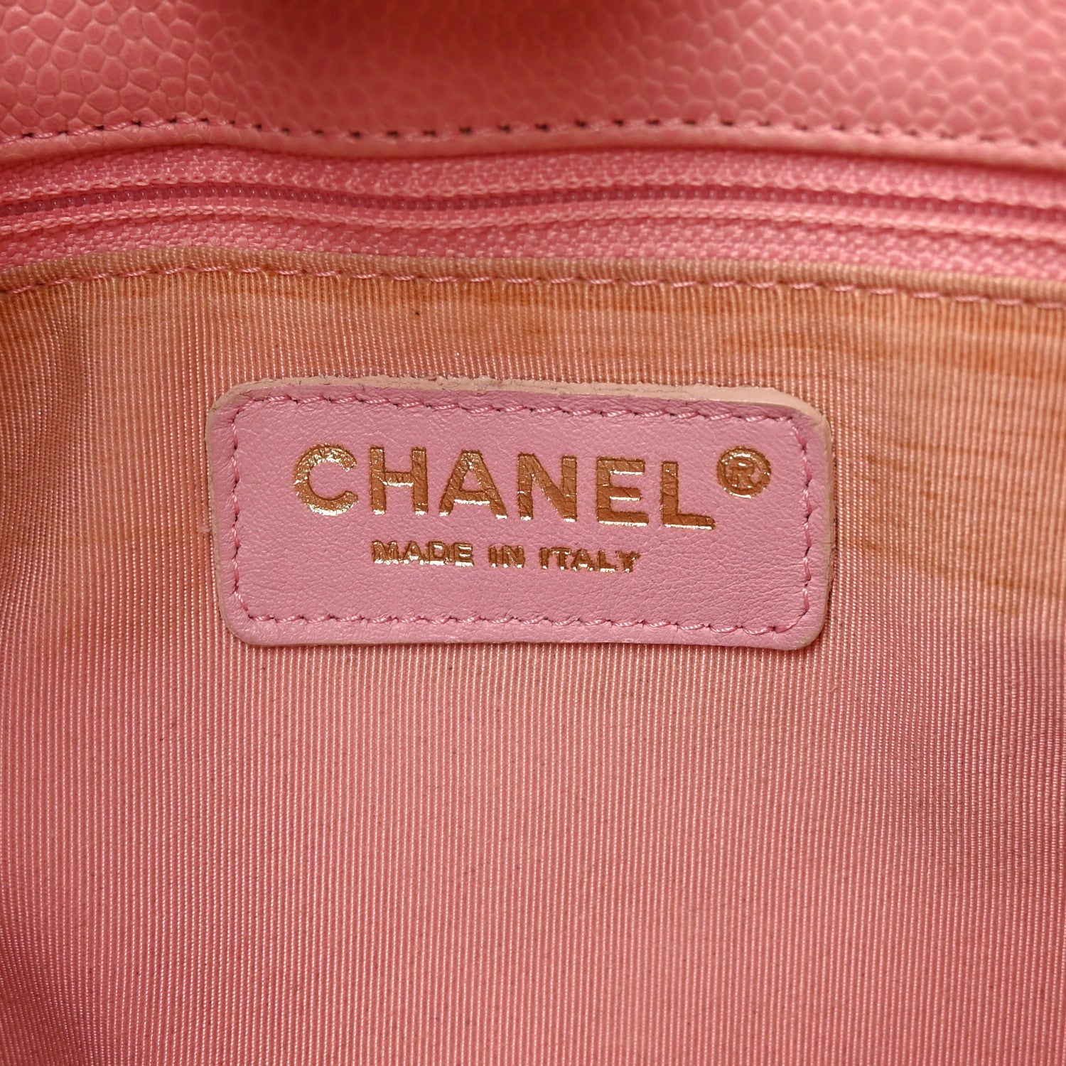 Caviar Quilted Petit Shopping Tote PST Pink