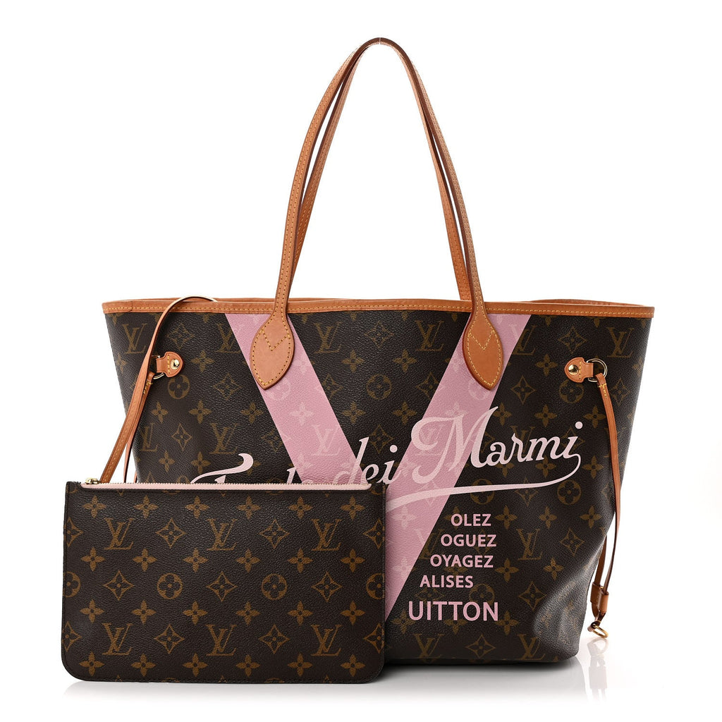 Monogram Forte Dei Marmi V Neverfull MM Rose Ballerine