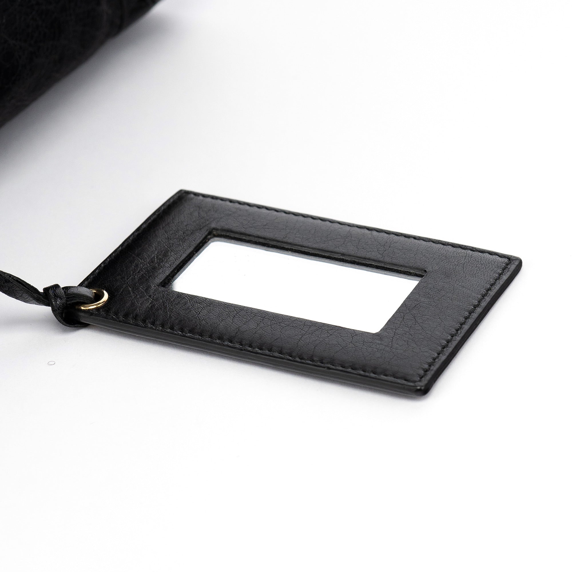 115748 Black Lambskin City Bag