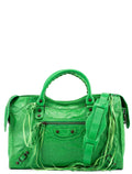 115748 Green Lambskin City Bag