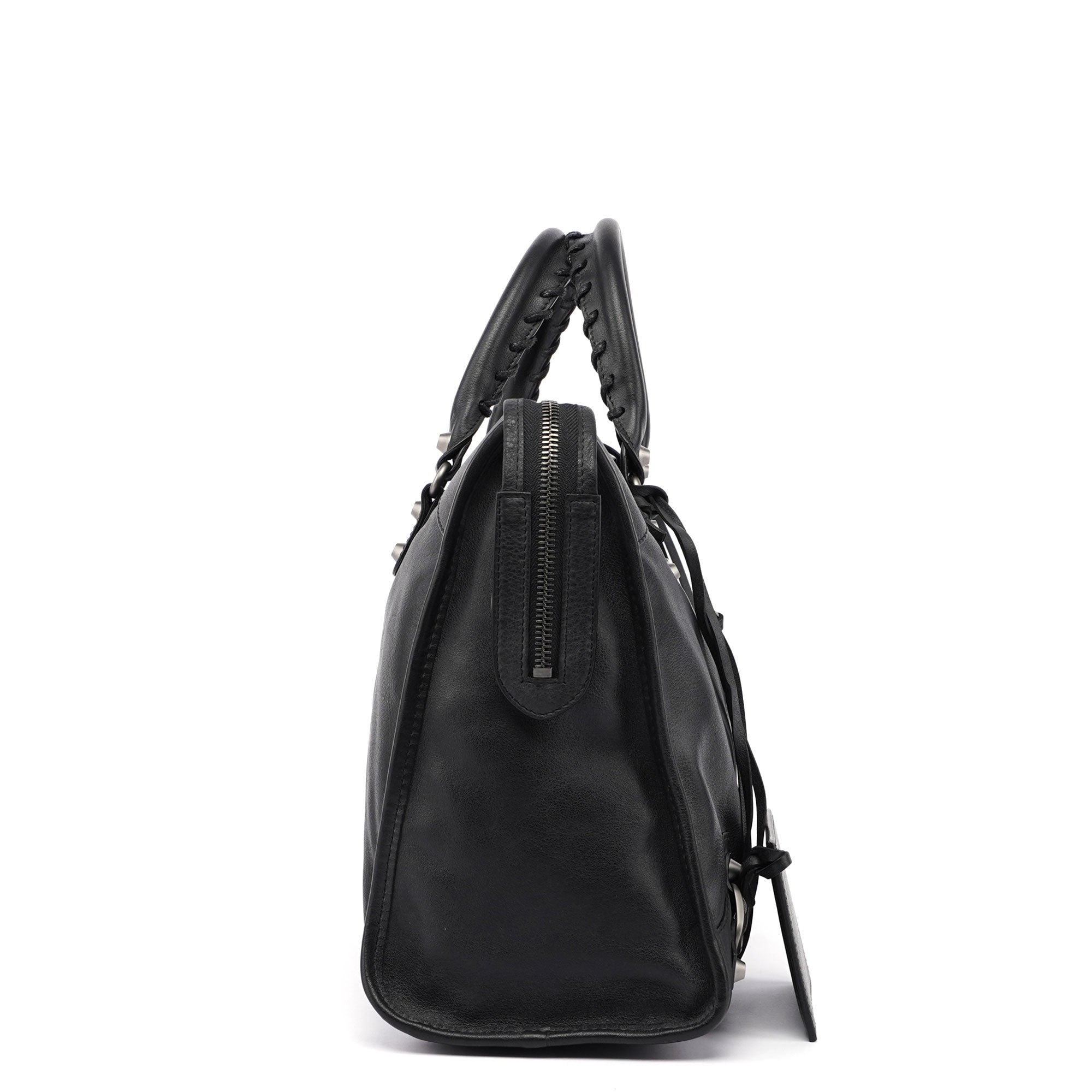 Black Calfskin City Bag