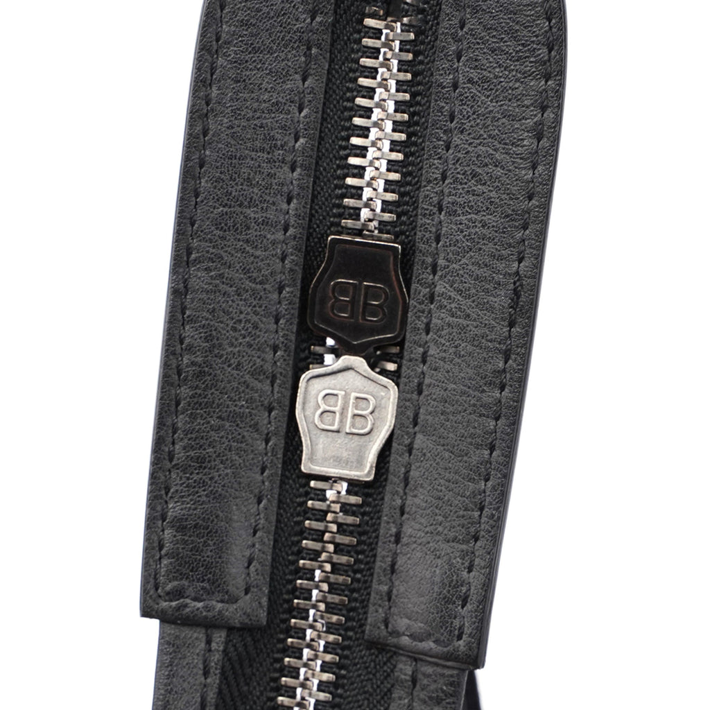 Black Calfskin City Bag