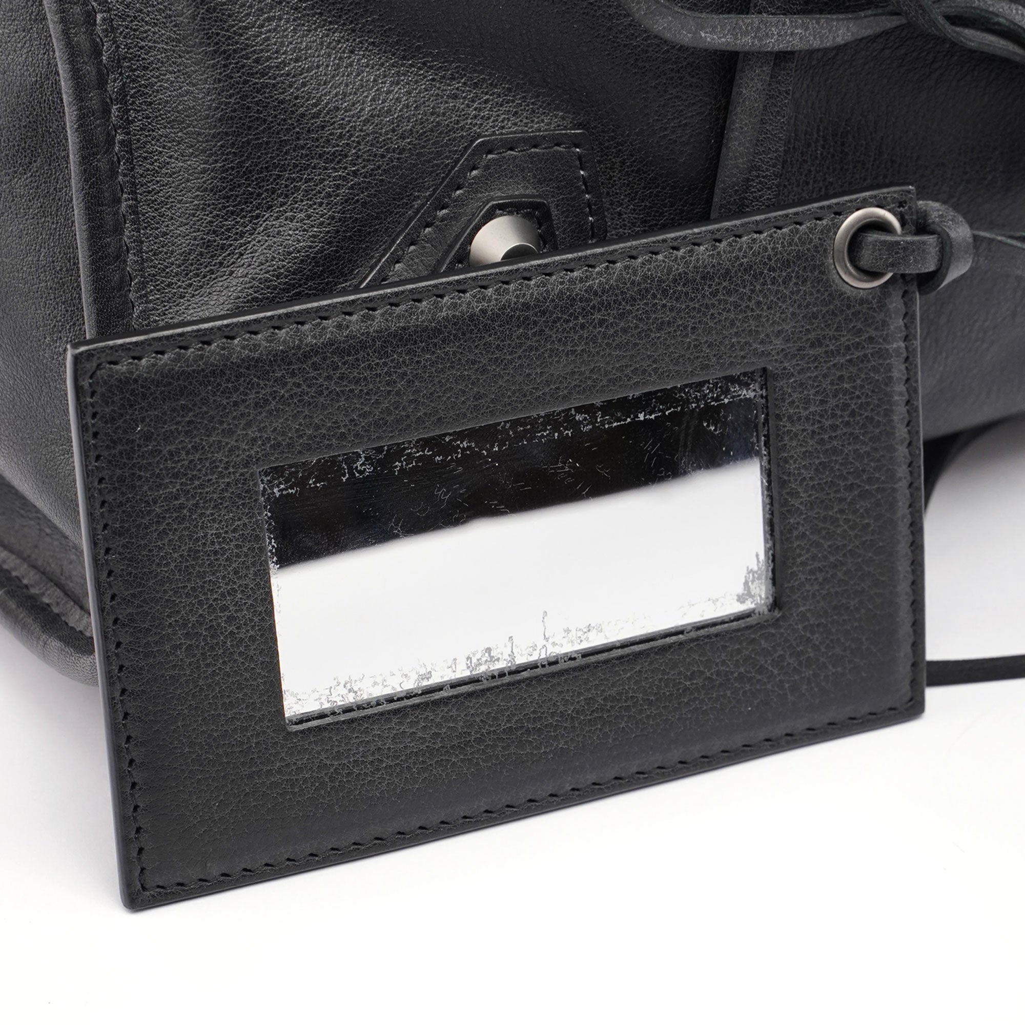 Black Calfskin City Bag