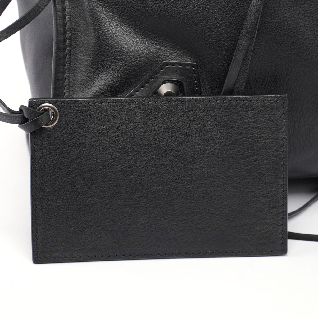 Black Calfskin City Bag