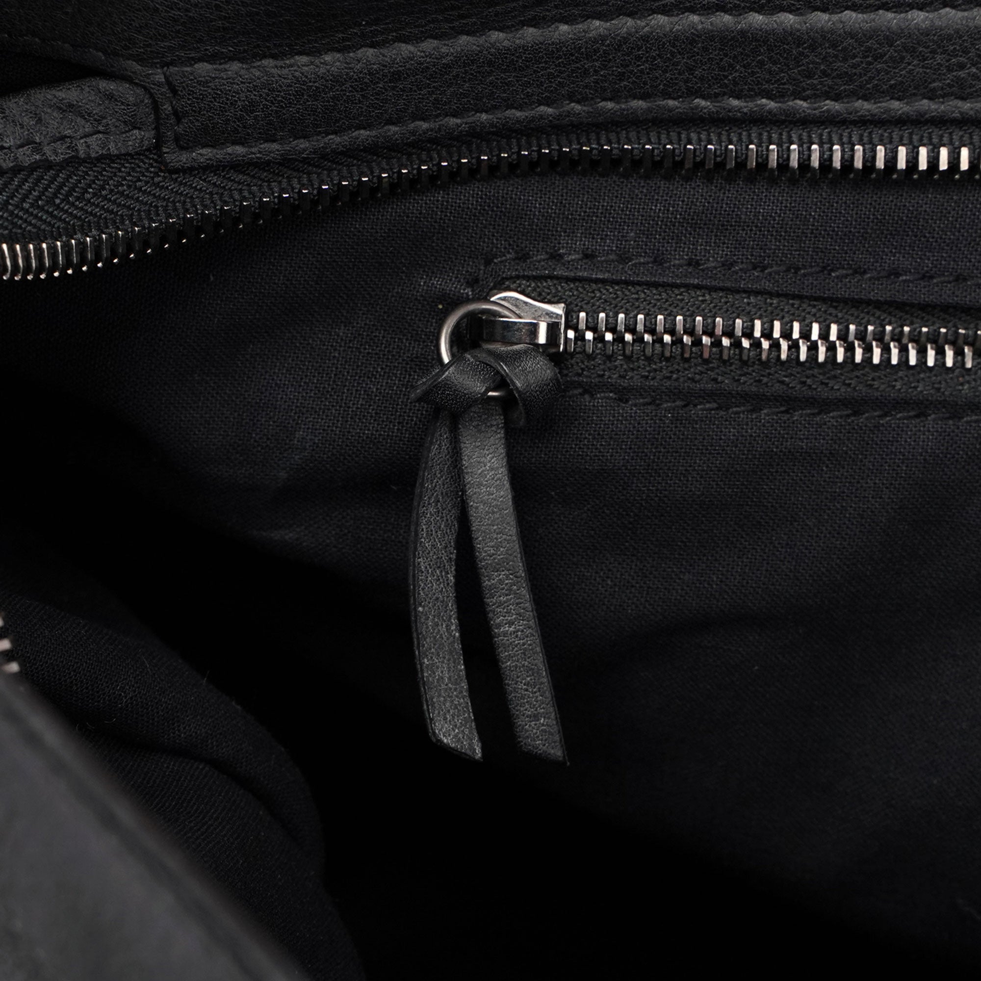 Black Calfskin City Bag