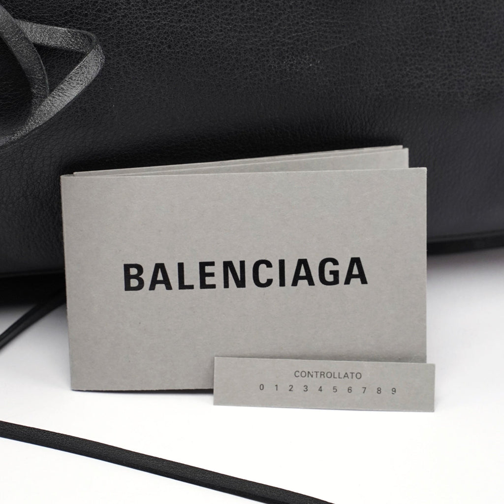 Black Calfskin City Bag