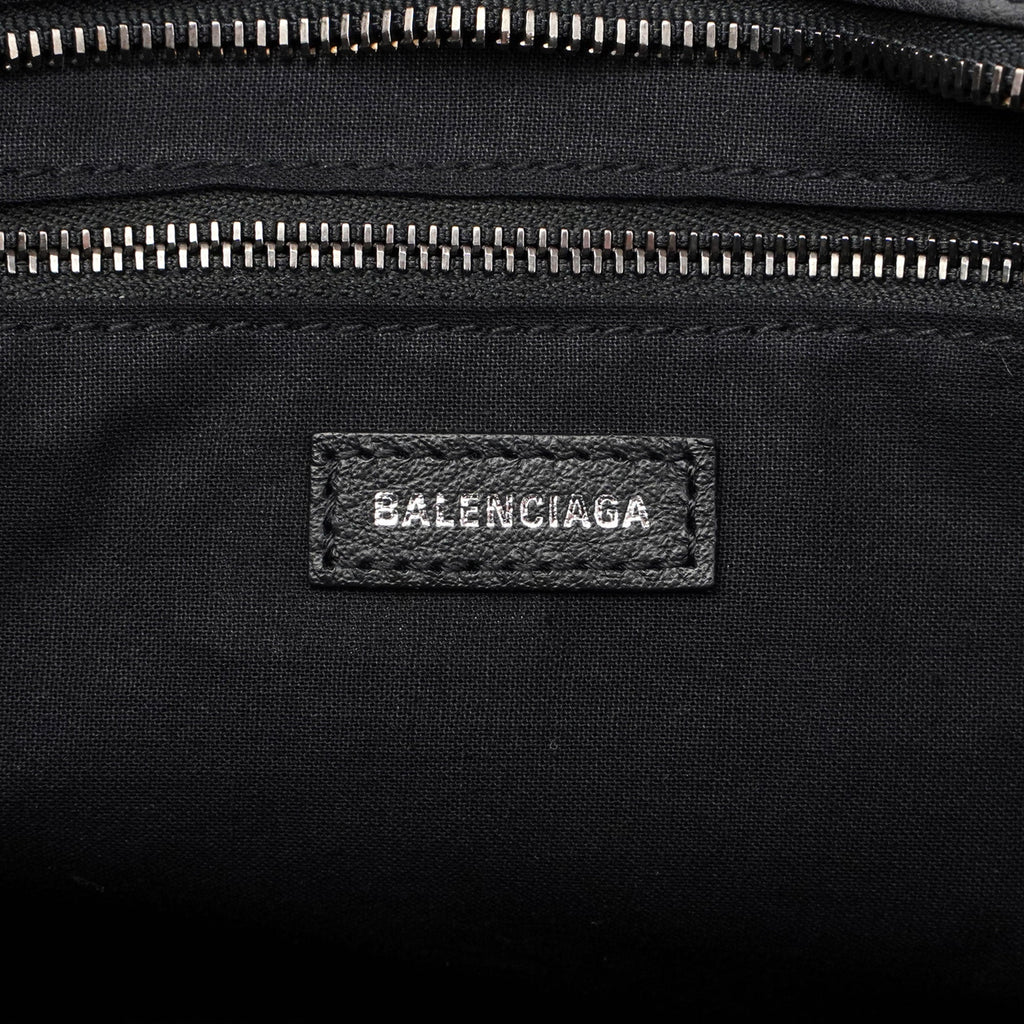 Black Calfskin City Bag