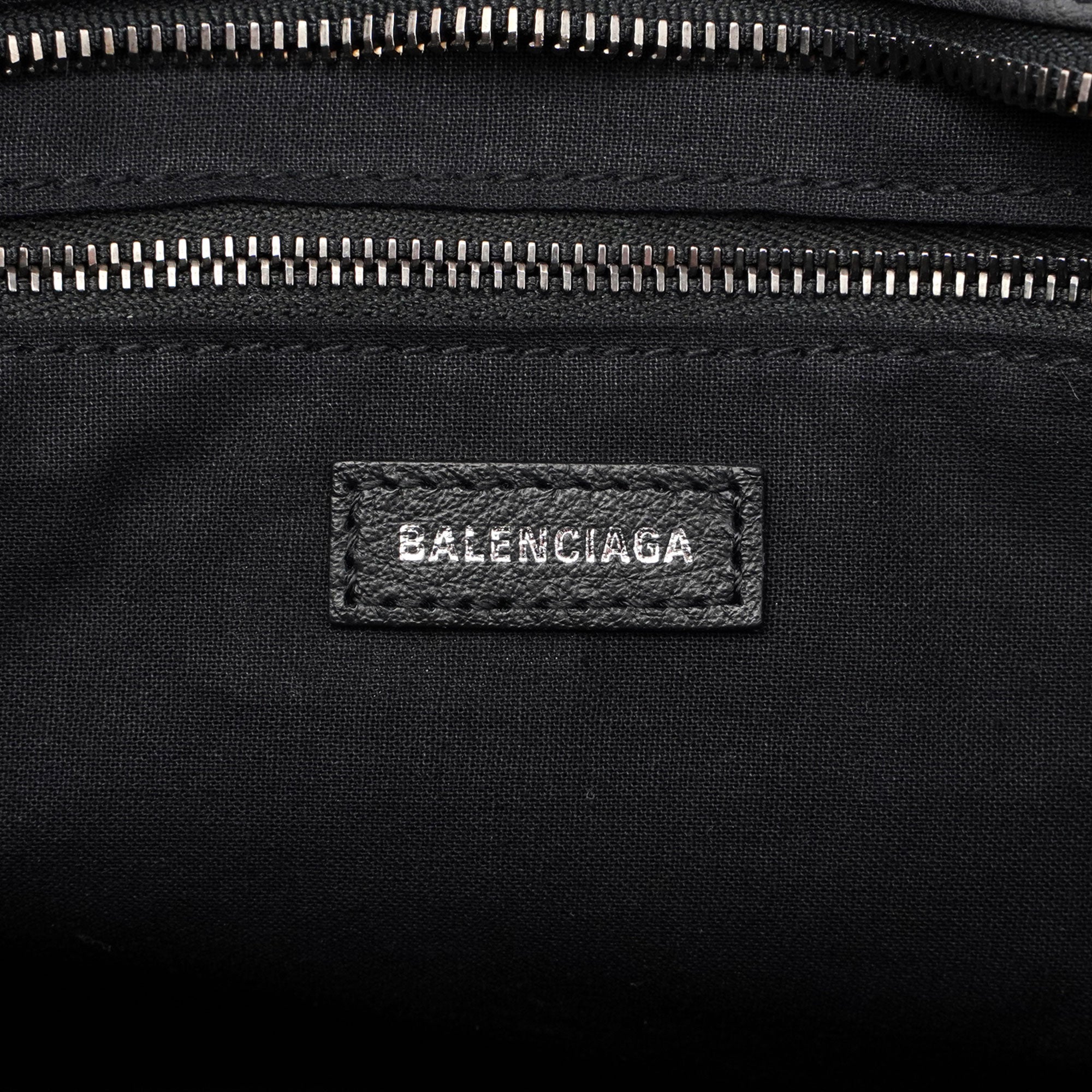 Black Calfskin City Bag