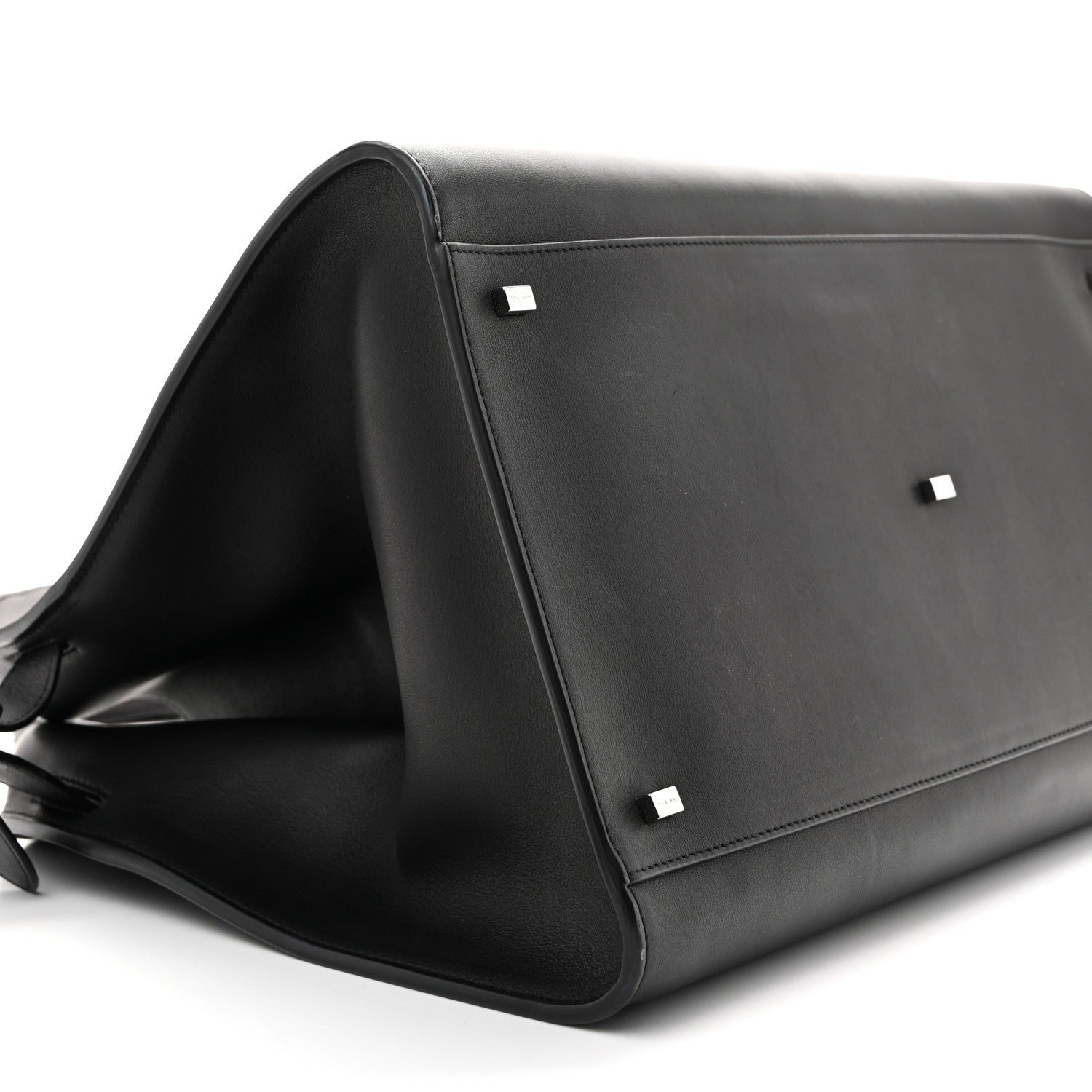 Polished Saddle Calfskin Soft Margaux 17 Black