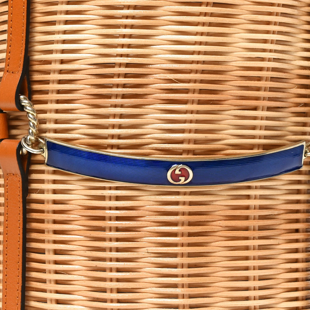 Wicker Bucket Bag Natural