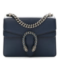 Dollar Calfskin Crystal Mini Dionysus Shoulder Bag Blue Agata Montana Sapphire