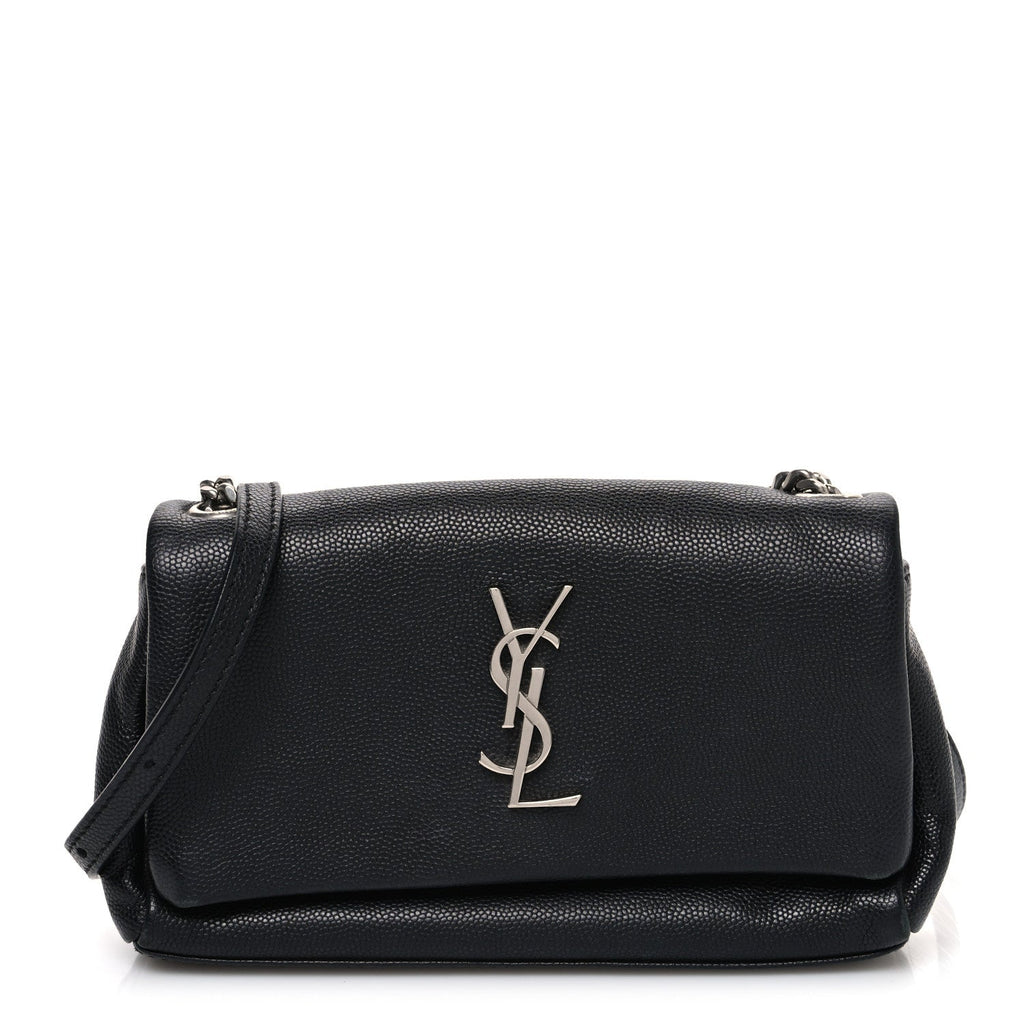 Grain De Poudre Monogram Toy West Hollywood Fold-Over Bag Black