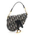 Oblique Mini Saddle Bag Blue