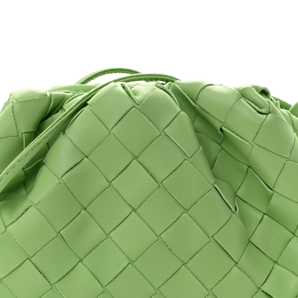 Nappa Intrecciato The Mini Pouch Pistachio