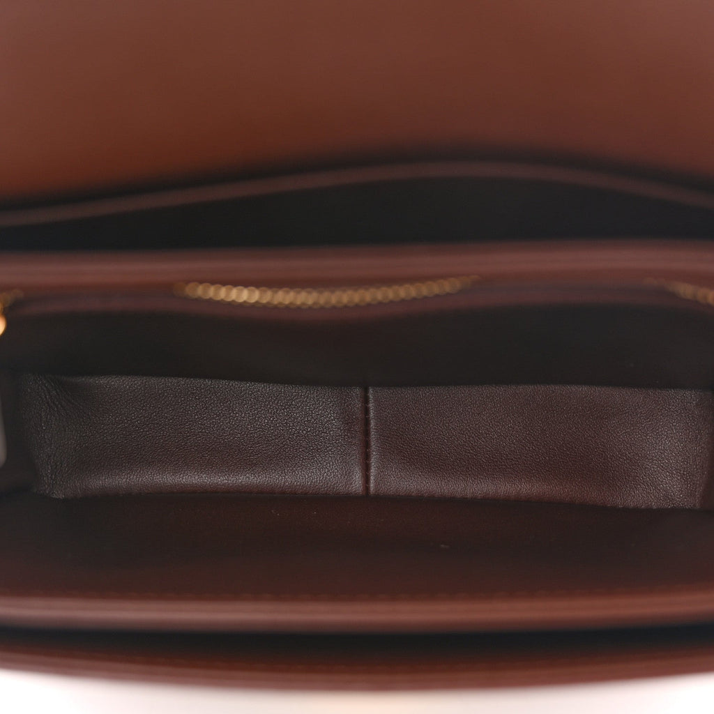 Nubuck Calfskin Teen Triomphe Chestnut