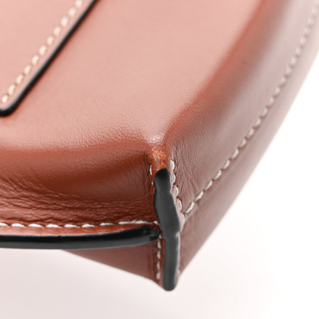 Smooth Calfskin Gate Pocket Rust