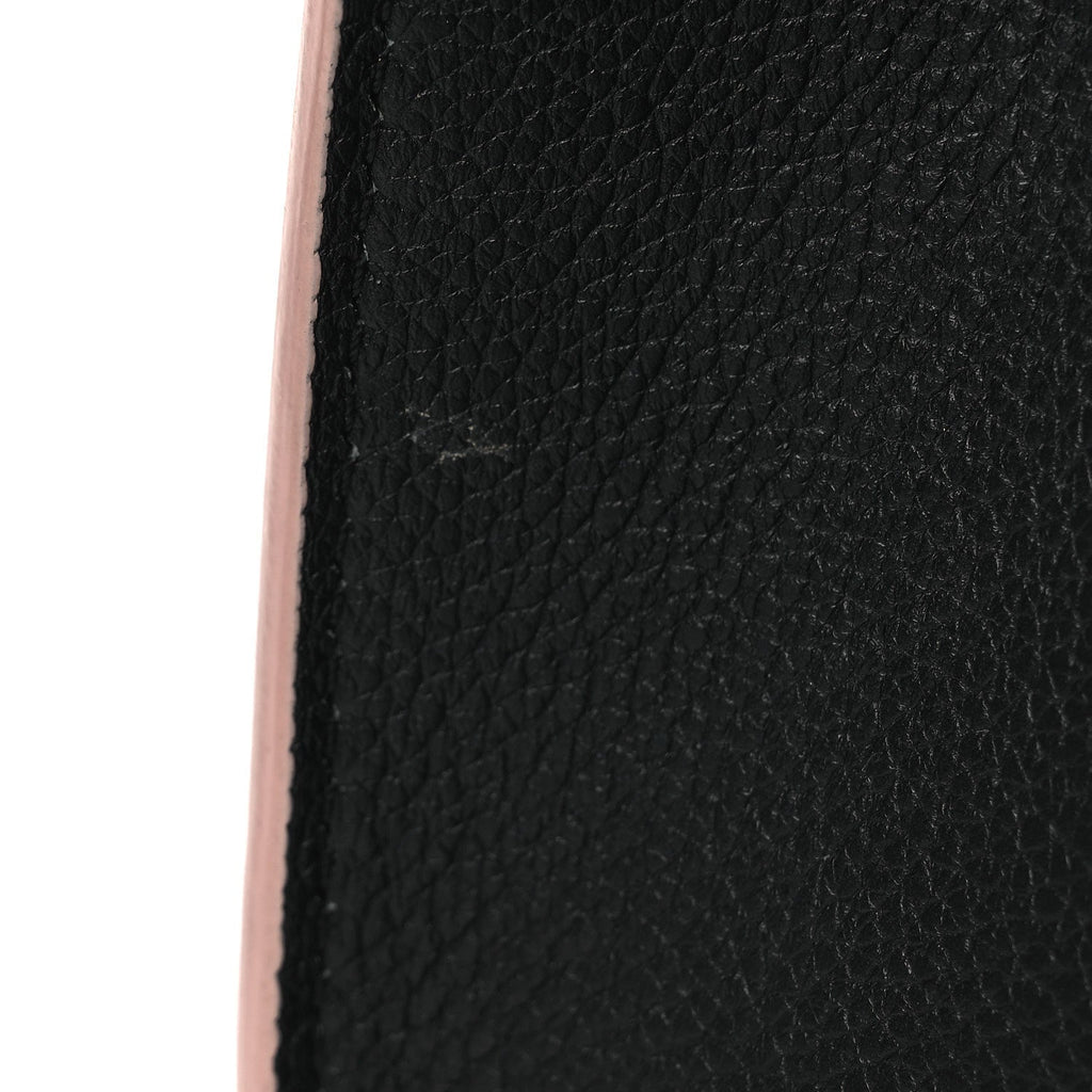 Soft Calfskin My Lockme Chain Bag BB Rose Boudoir Creme