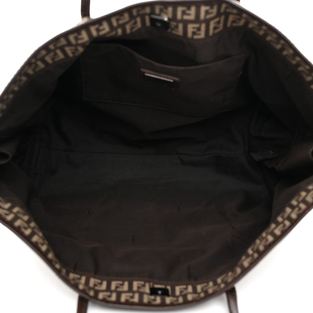 Zucchino Vitello Roll Tote Testa di Moro Beige