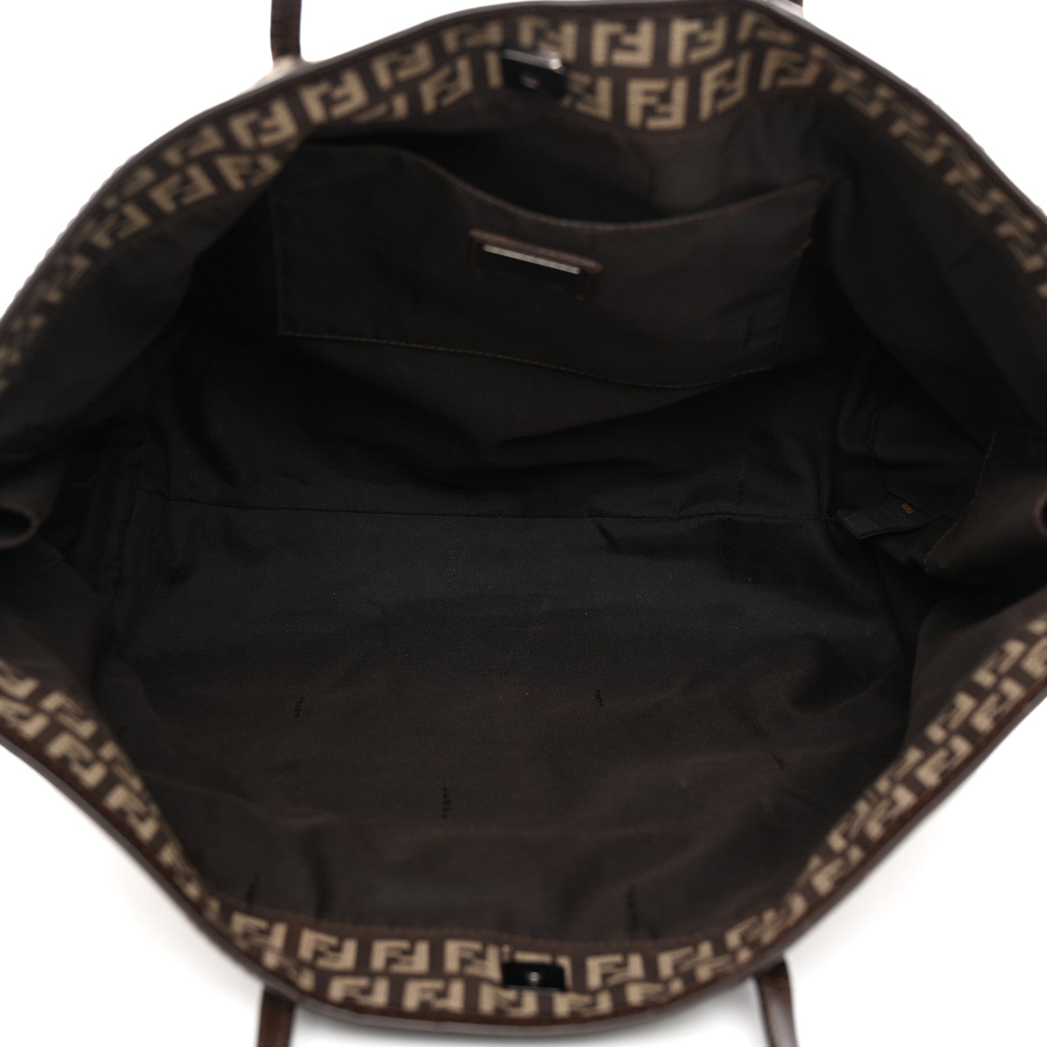 Zucchino Vitello Roll Tote Testa di Moro Beige