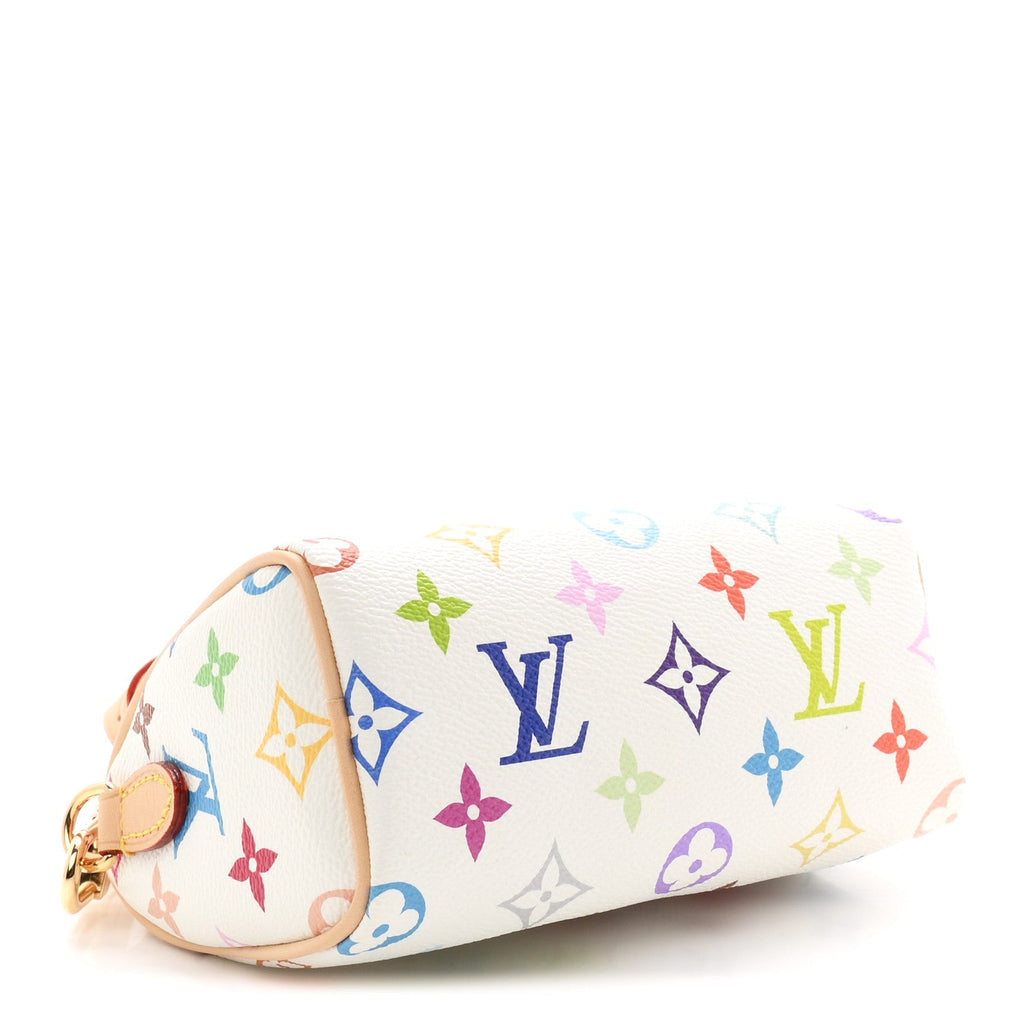 LV X TM Monogram Multicolor Nano Speedy White