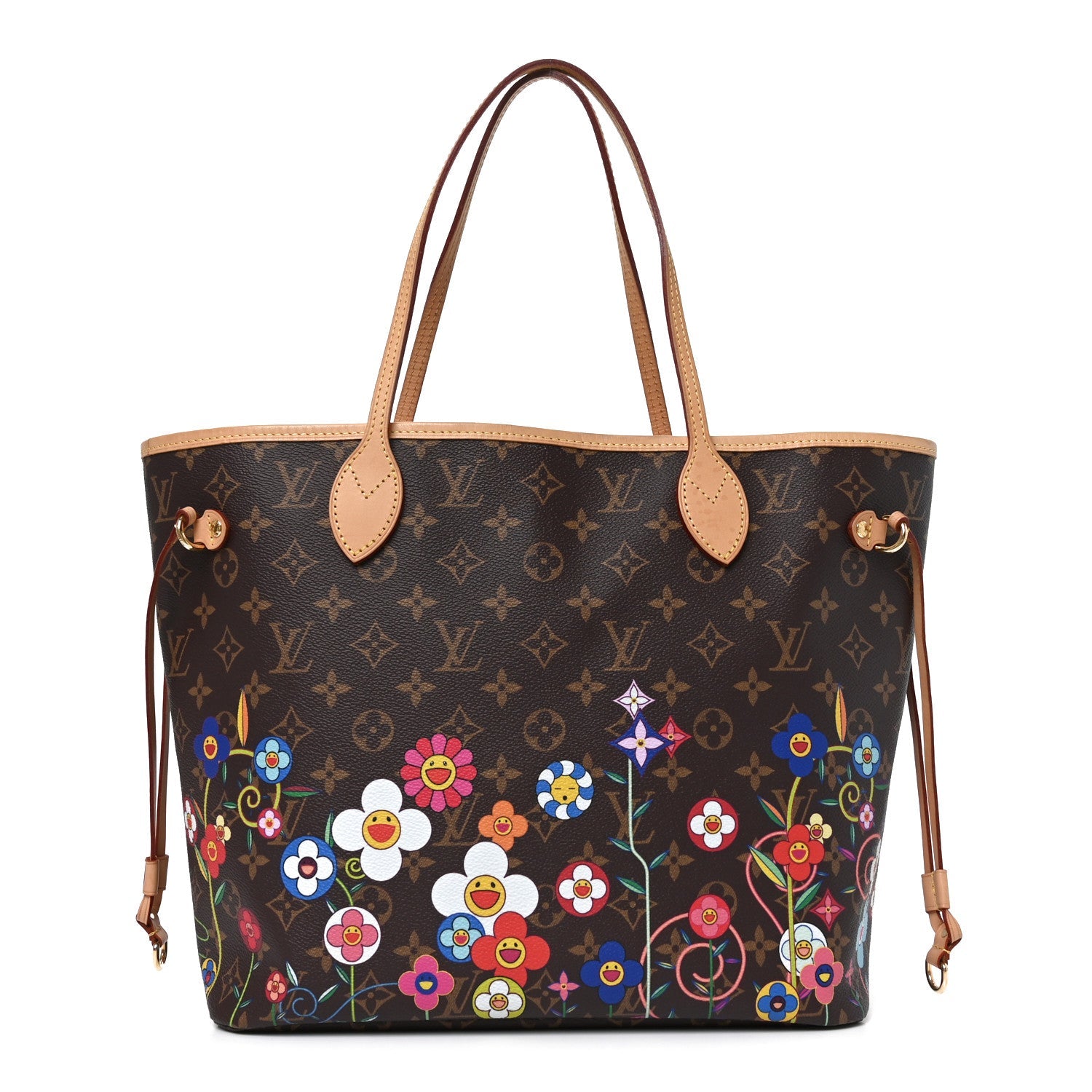 LV X TM Monogram Flowers Neverfull MM