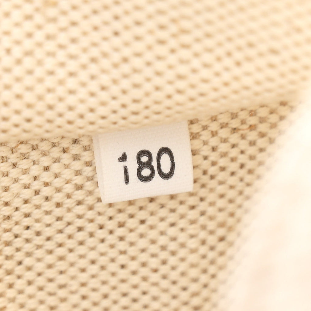 Wicker Canvas Mini Tote Naturale White