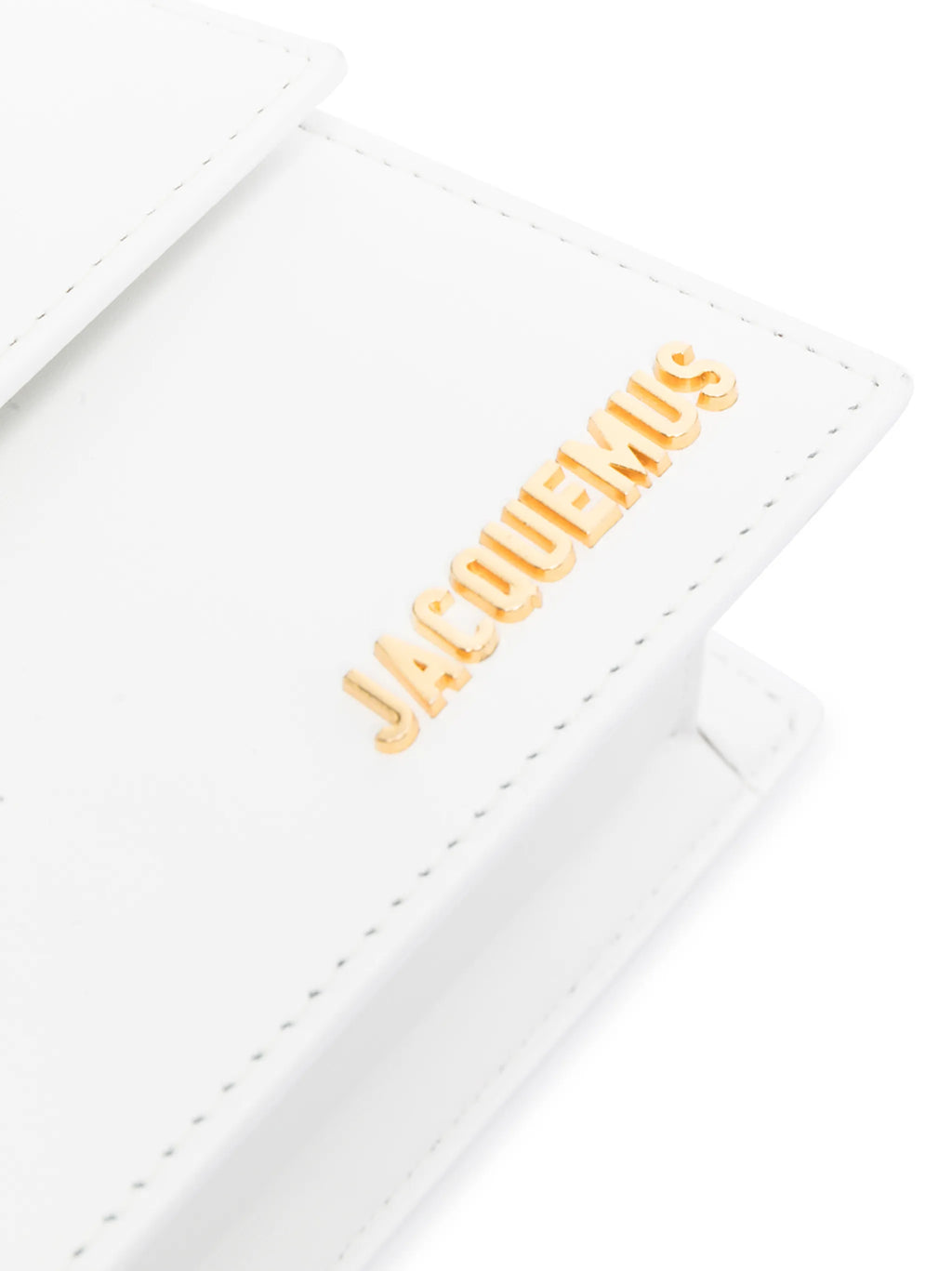 Jacquemus Le Chiquito Moyen Bag Leather White Leather Handbag (Authentic  )