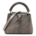 Lizard Capucines Mini Bleu Petrole