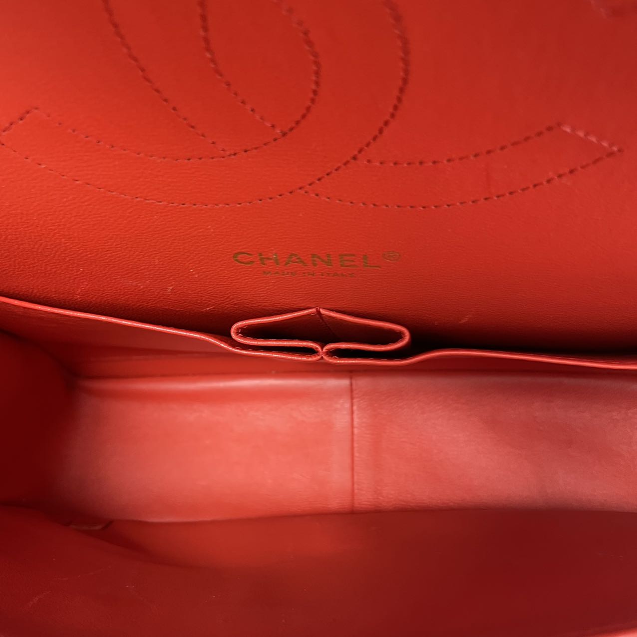 Chanel Classic Jumbo Double Flap Lambskin Red 2017