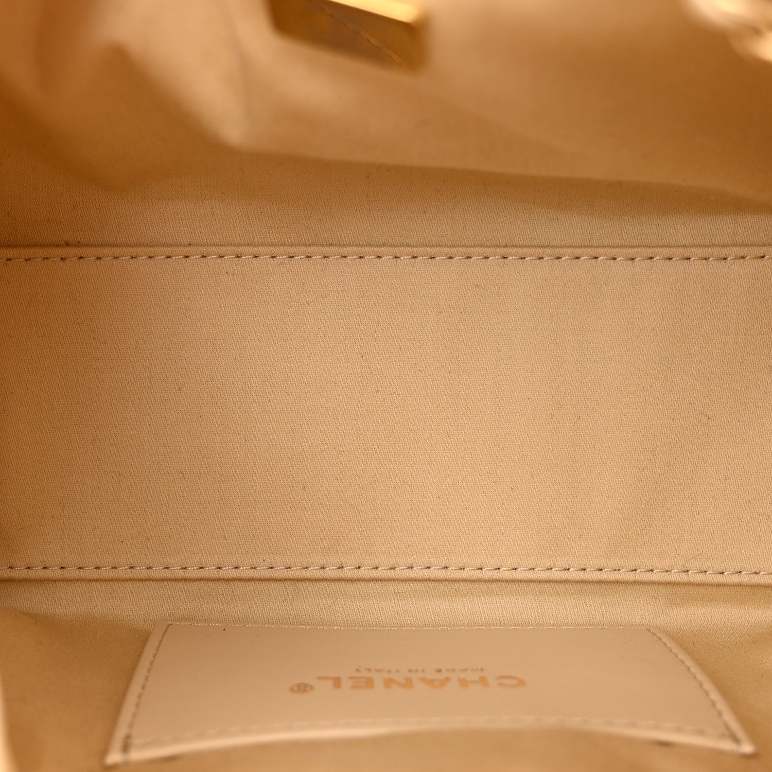 Caviar Quilted Mini Chanel 25 Handbag Beige