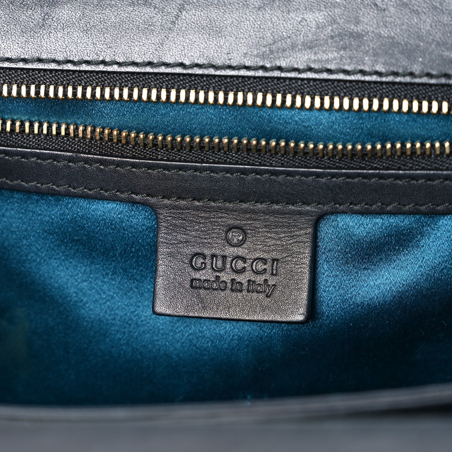 Suede Patent Web Dragon Embroidered Medium Ophidia Chain Shoulder Bag Blue Multicolor Black