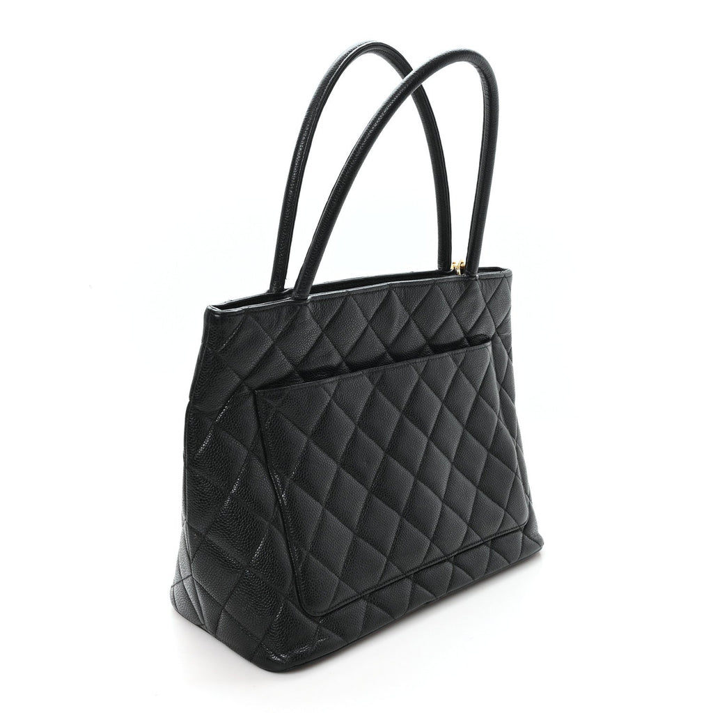 Caviar Quilted Medallion Tote