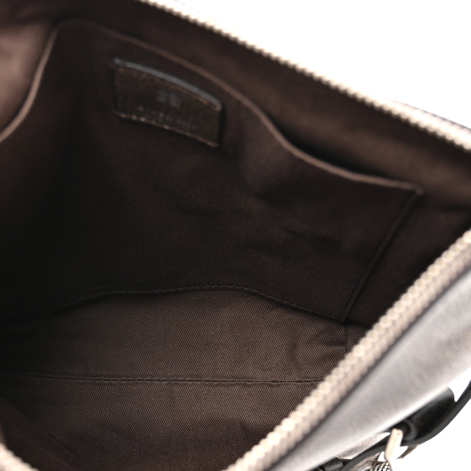 Lambskin Crackled Vintage Calfskin Small Voyou Crossbody Bag Brown