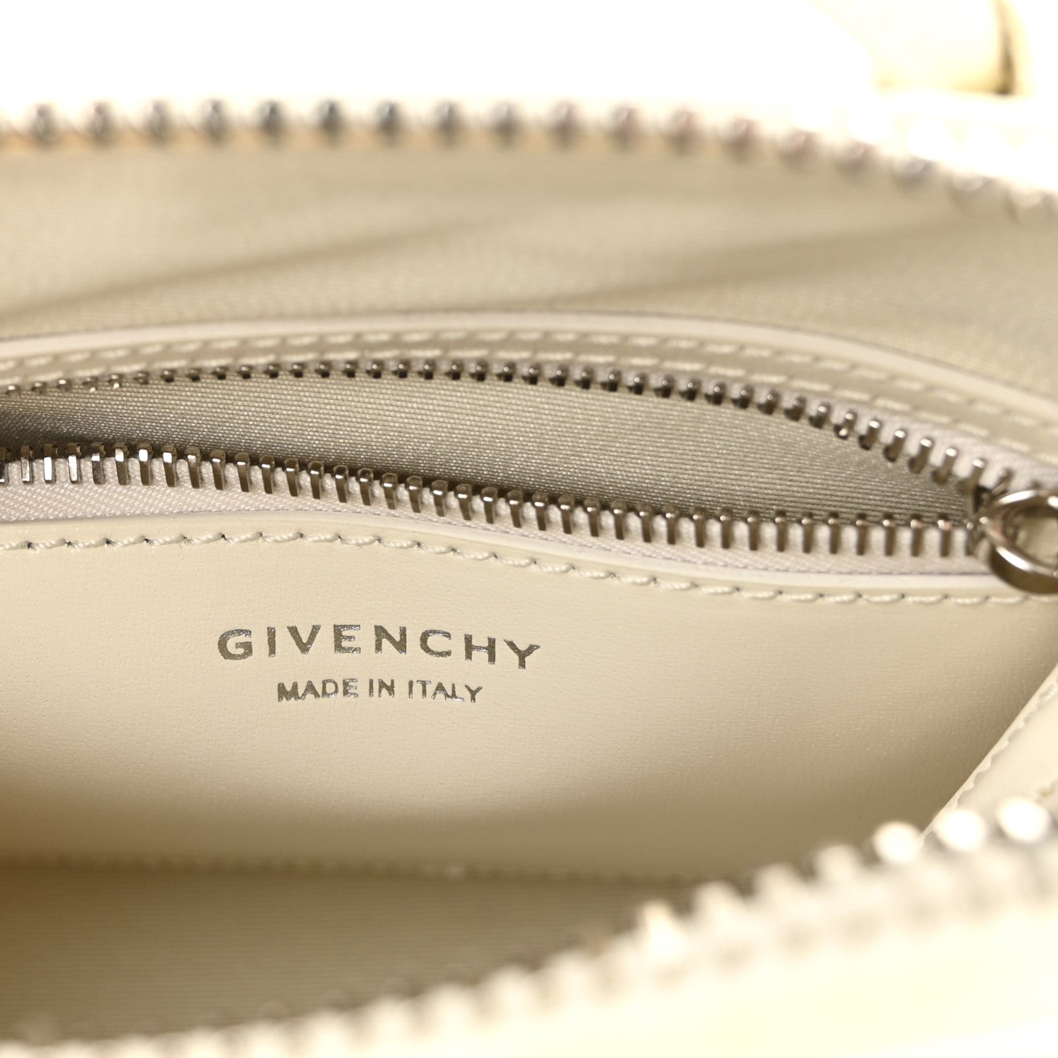 Box Calfskin Mini Lock Antigona Shoulder Bag Ivory