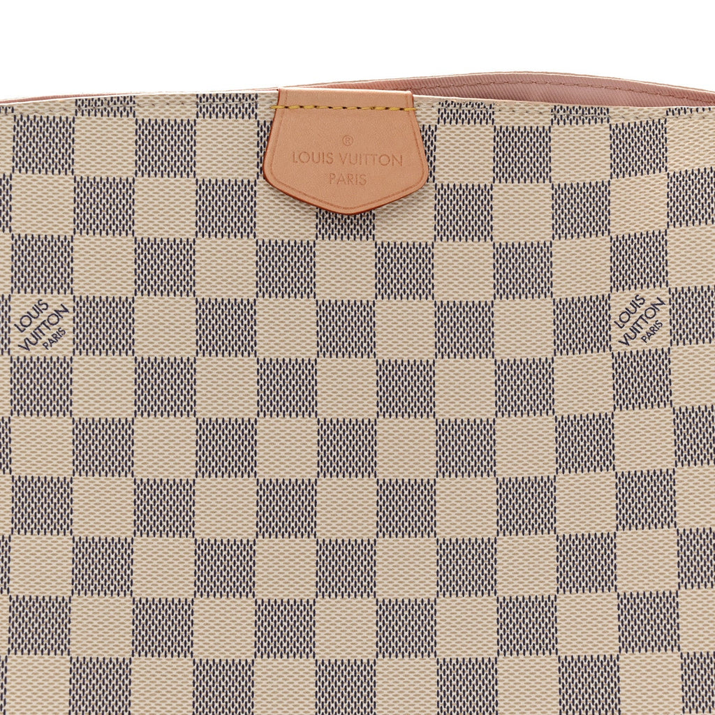 Damier Azur Graceful PM Rose Ballerine