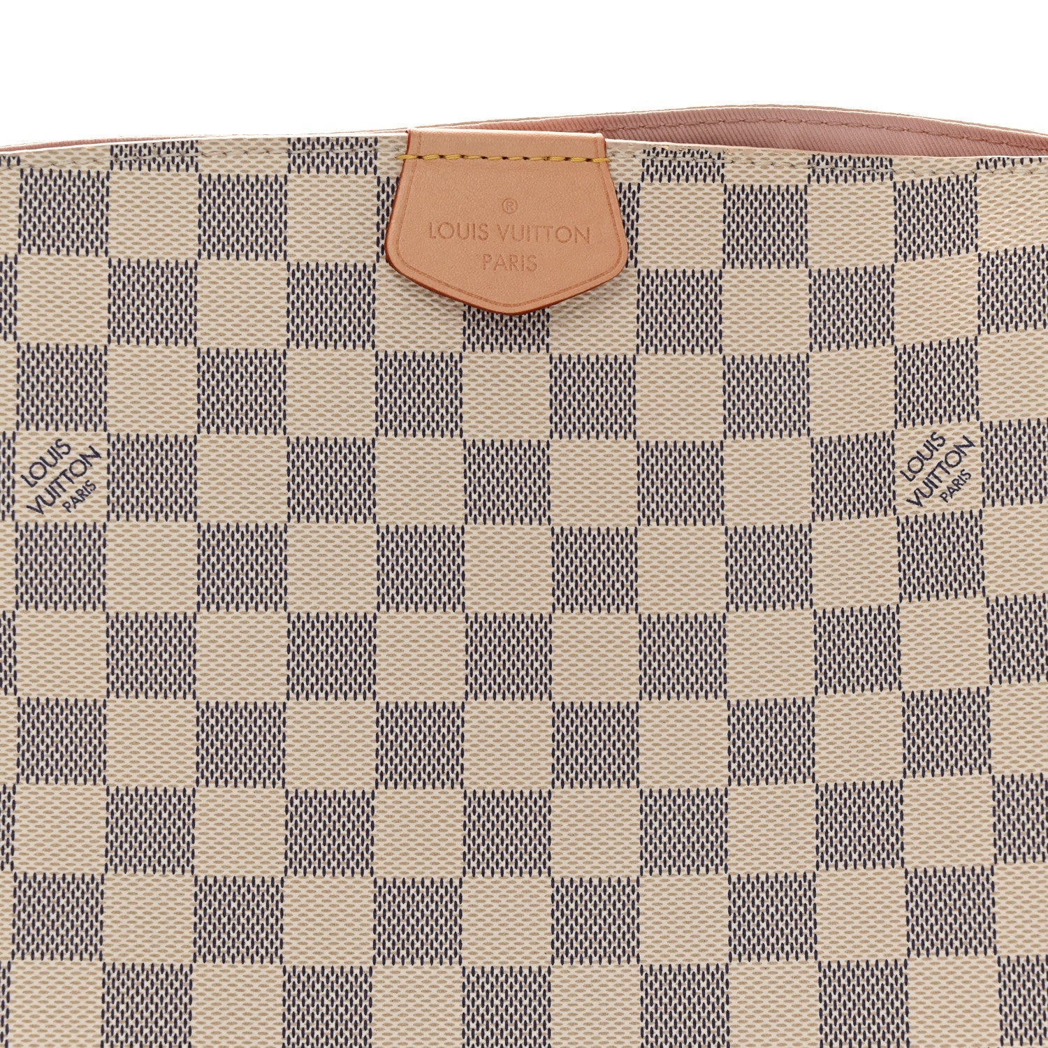Damier Azur Graceful PM Rose Ballerine