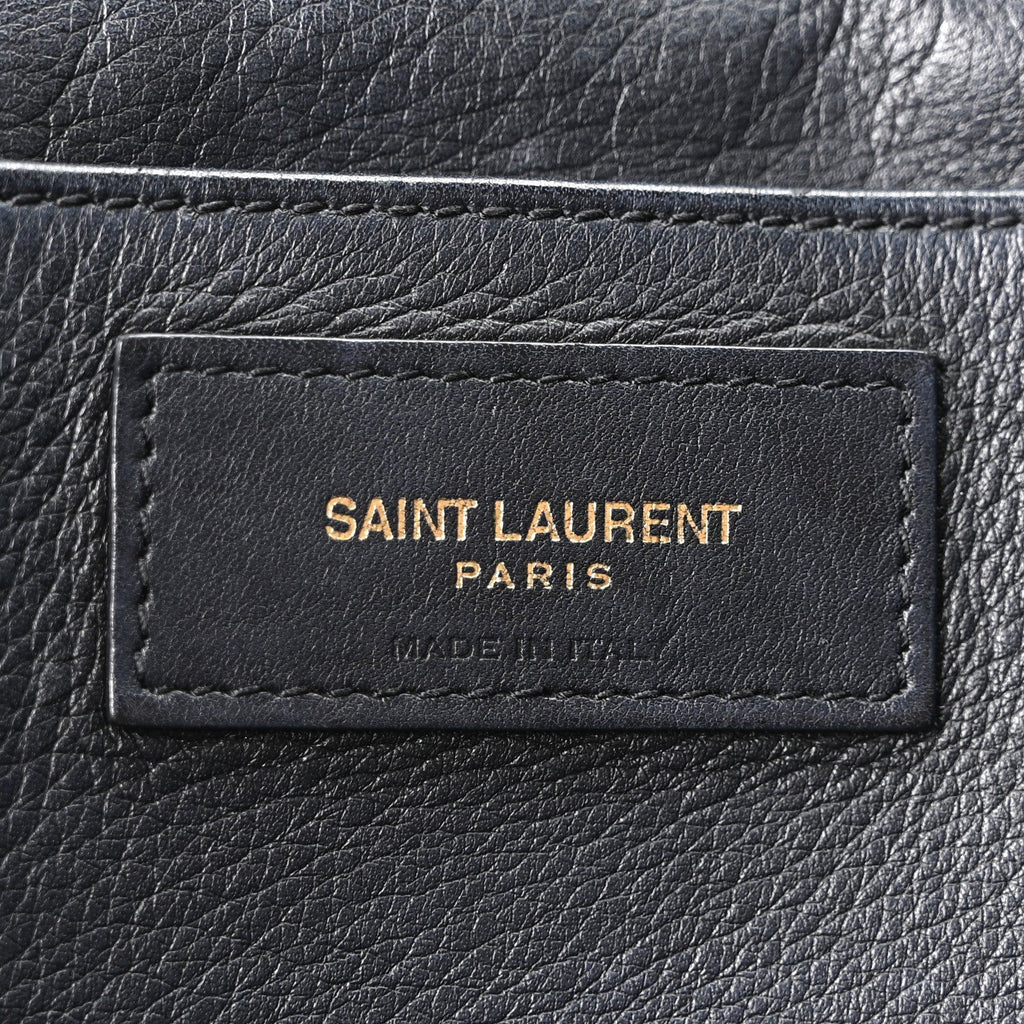 Calfskin Small Classic Y Cabas Black