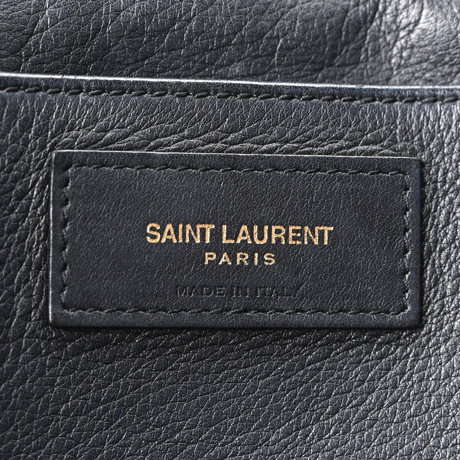 Calfskin Small Classic Y Cabas Black
