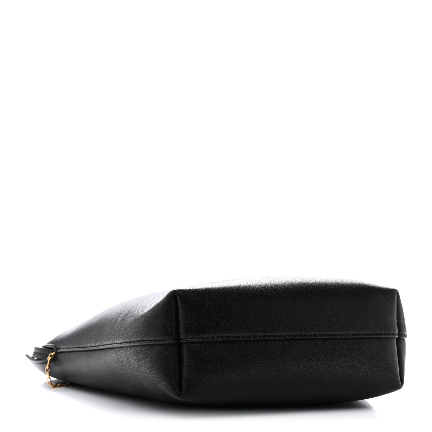Lambskin Pochon Shoulder Bag Black