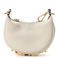 Vitello Grace Matte Nano Fendigraphy Hobo Charm White Ice