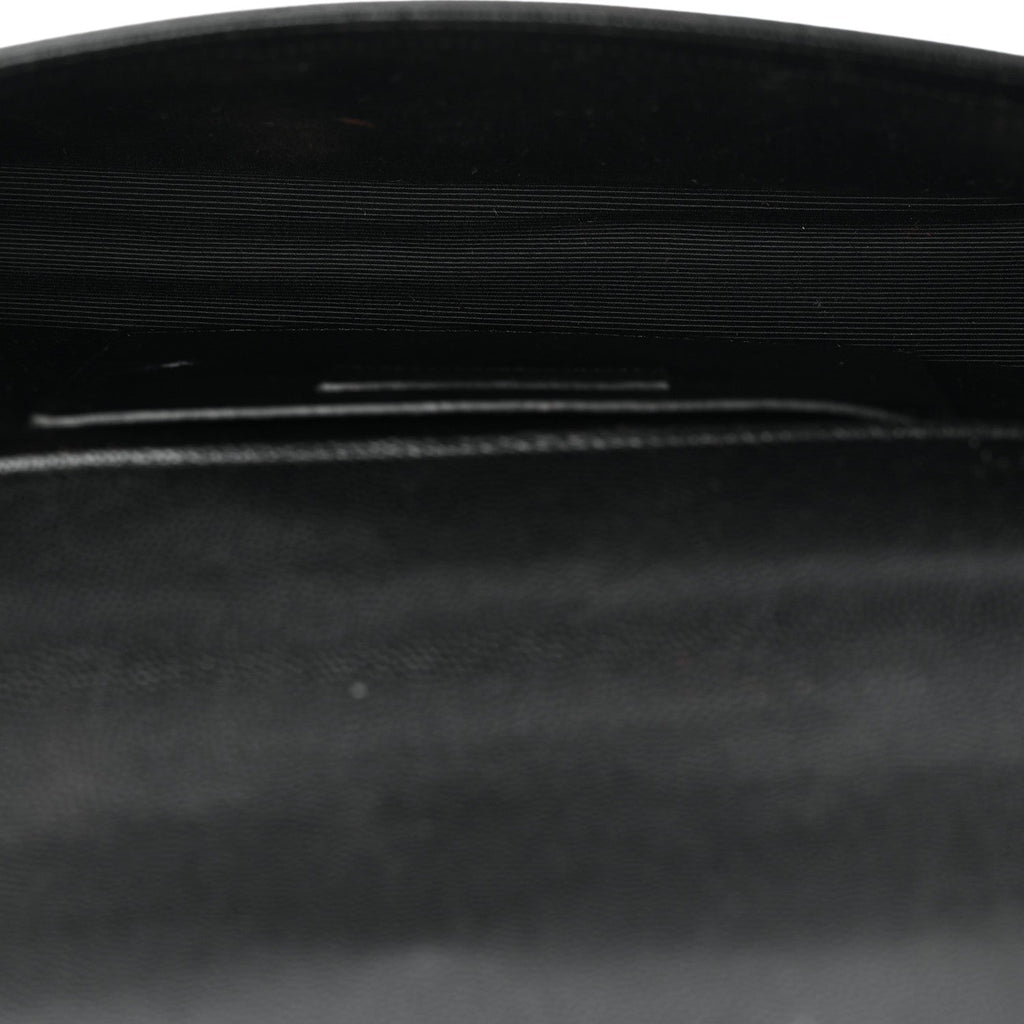 Grain De Poudre Monogram Cassandre Clutch Black