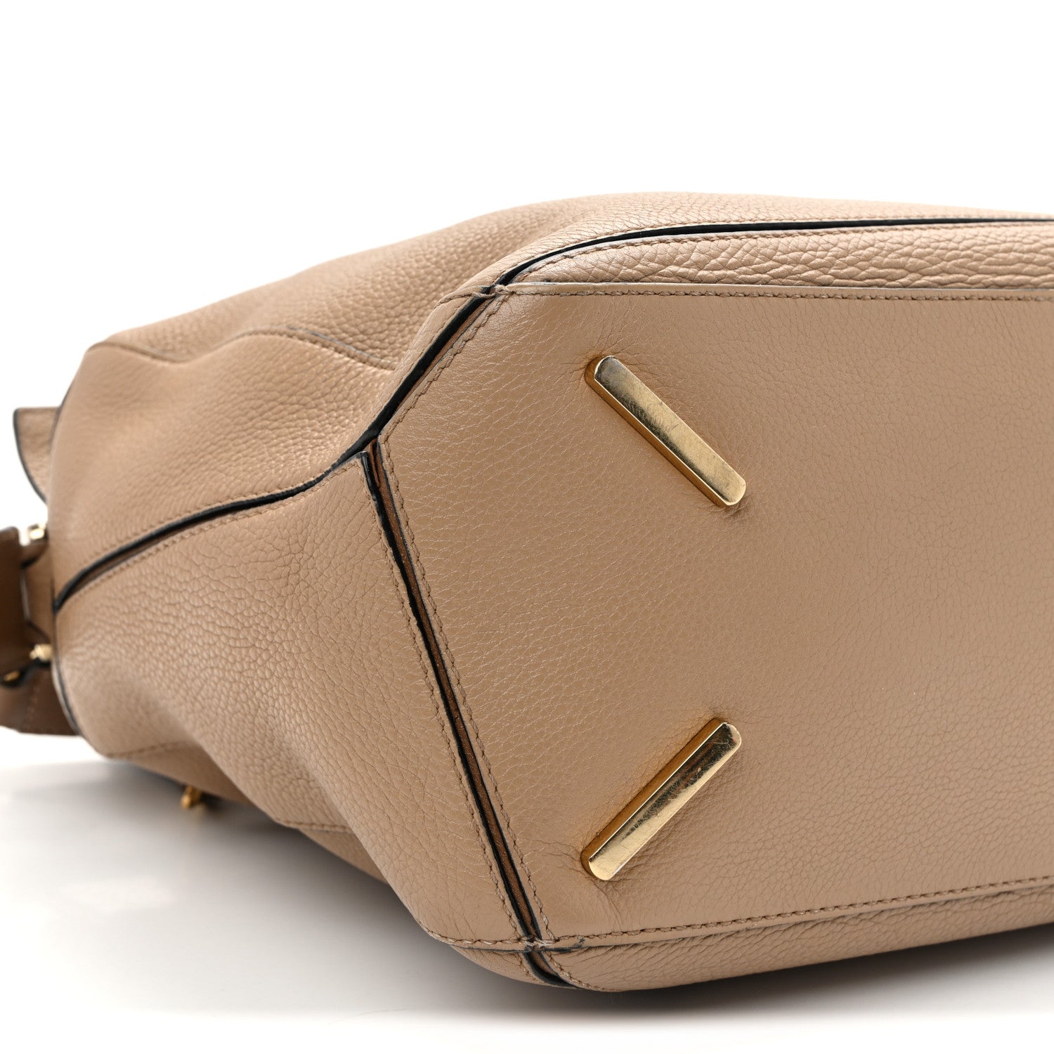 Calfskin Medium Puzzle Bag Sand Mink
