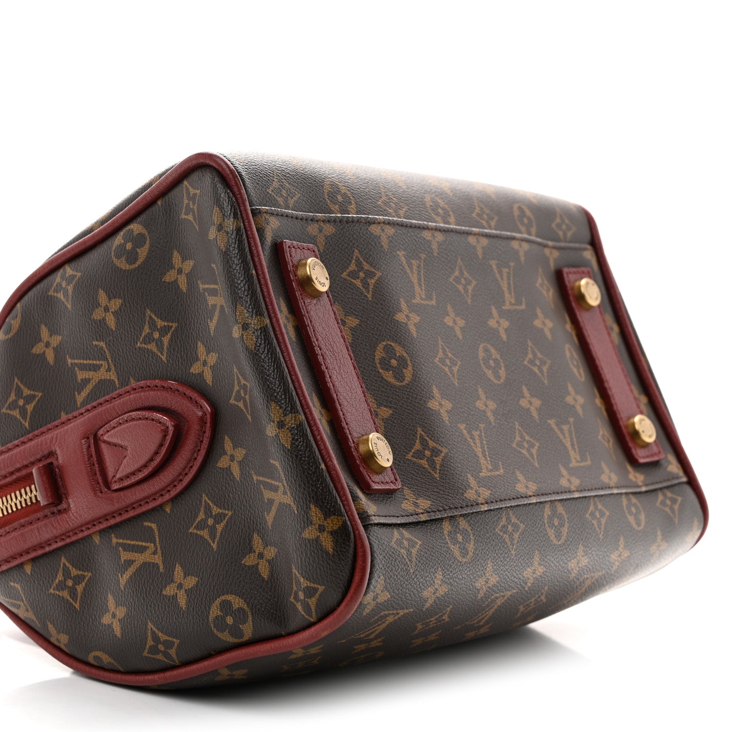 Monogram Golden Arrow Speedy Burgundy