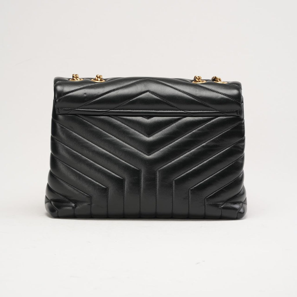 Saint Laurent Loulou Medium Leather Black 2020