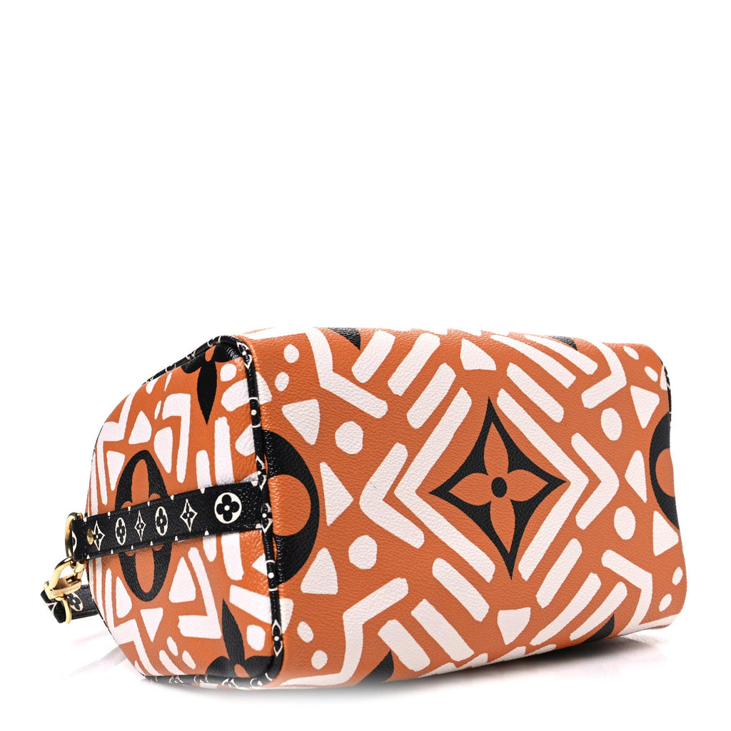 Monogram Giant Crafty Speedy Bandouliere 25 Creme Caramel
